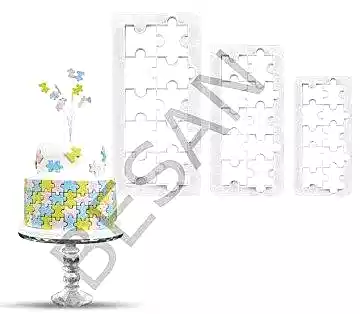 PLASTİK KESİCİ PUZZLE MODELİ 3 PARÇA