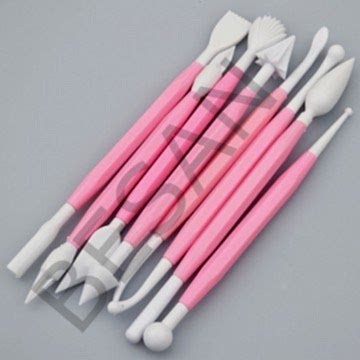 MARZİPAN İŞLEME SETİ 8 PARÇA PEMBE
