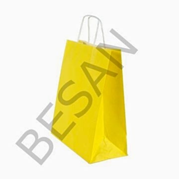 KAĞIT POŞET ÇANTA DÜZ RENK 25*12*31 cm   25 ADET/PAKET