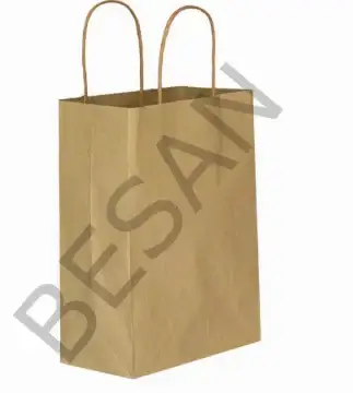 KAĞIT POŞET ÇANTA DÜZ RENK 25*12*31 cm   25 ADET/PAKET