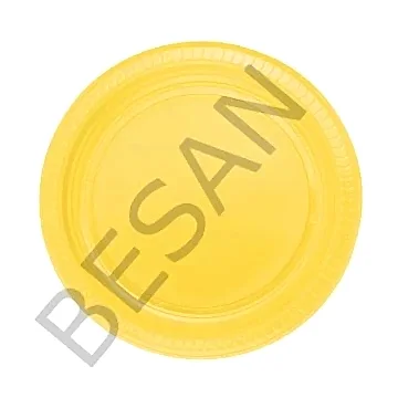PLASTİK TABAK SARI 25 ADET 23cm.