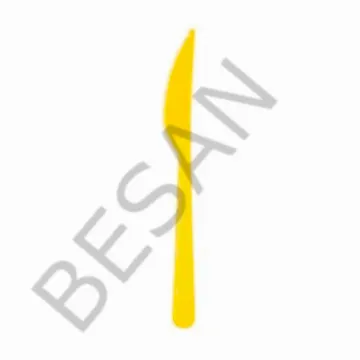 PLASTİK BIÇAK SARI 25 ADET