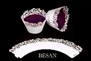 CUPCAKE KENAR DANTELİ - GÜL BEYAZ