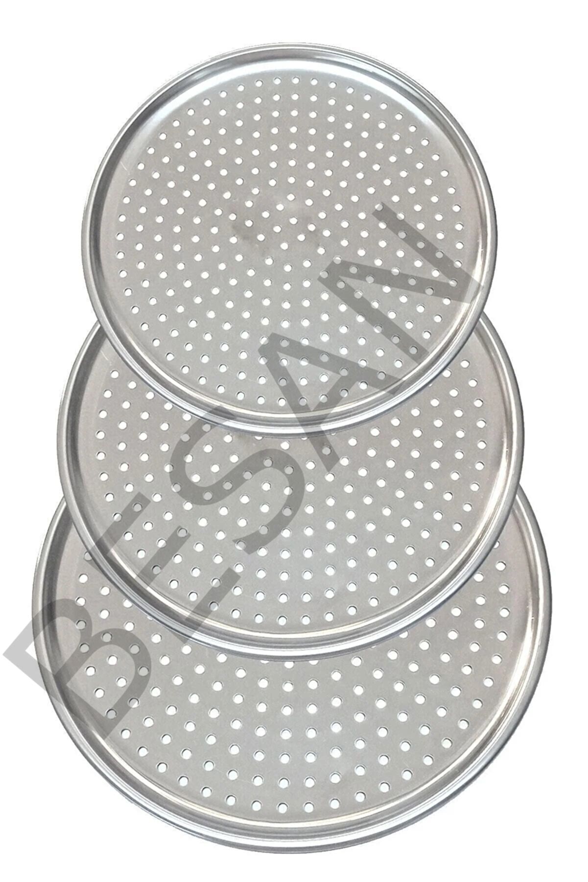 PASLANMAZ ÇELİK PİZZA TEPSİSİ 28CM.