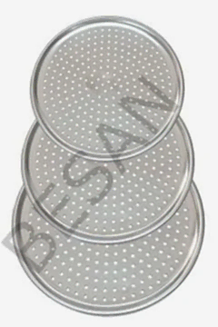 PASLANMAZ ÇELİK PİZZA TEPSİSİ 28CM.