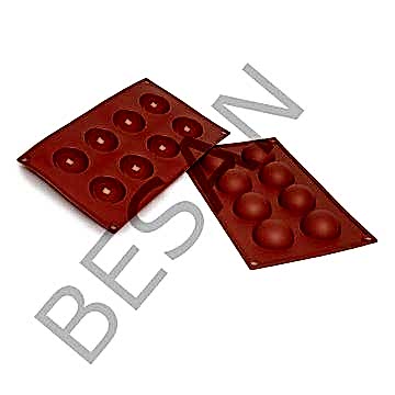 YARIM KÜRE SİLİKON KALIP 8'Lİ