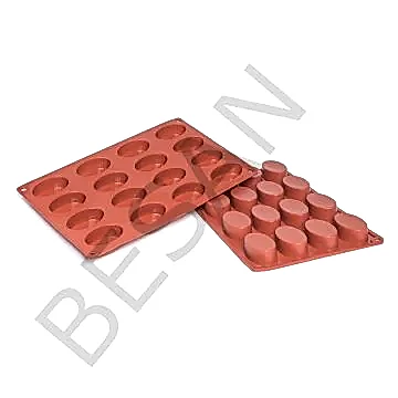 OVAL SİLİKON KALIP 16'LI