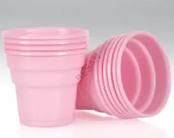 PLASTİK BARDAK PEMBE 25 ADET