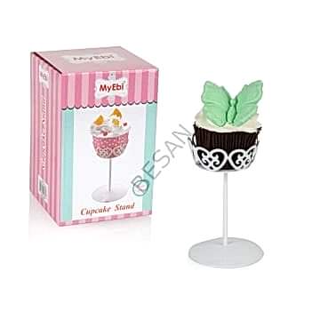METAL CUPCAKE STANDI BEYAZ