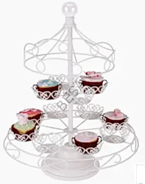 METAL CUPCAKE STANDI ATLIKARINCA - 12'Lİ